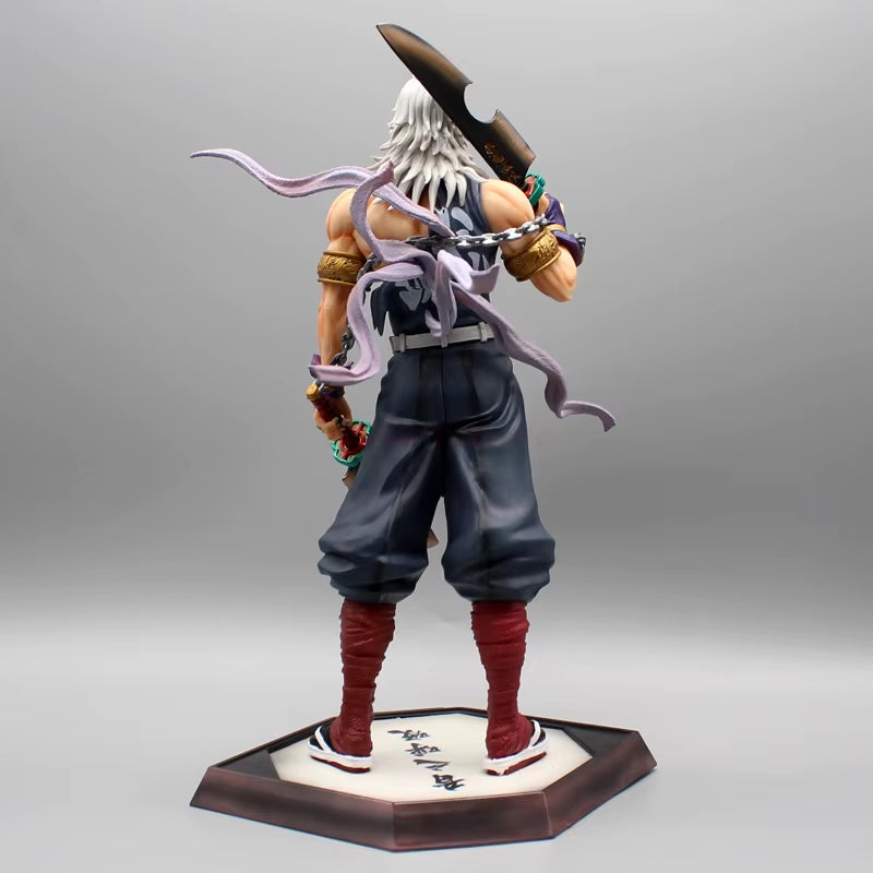 Demon Slayer Anime Figure Uzui Tengen Figures Sound Hashira Figurine Pvc Statue Model Doll Collect Desk Decor Toy Birthday Gift