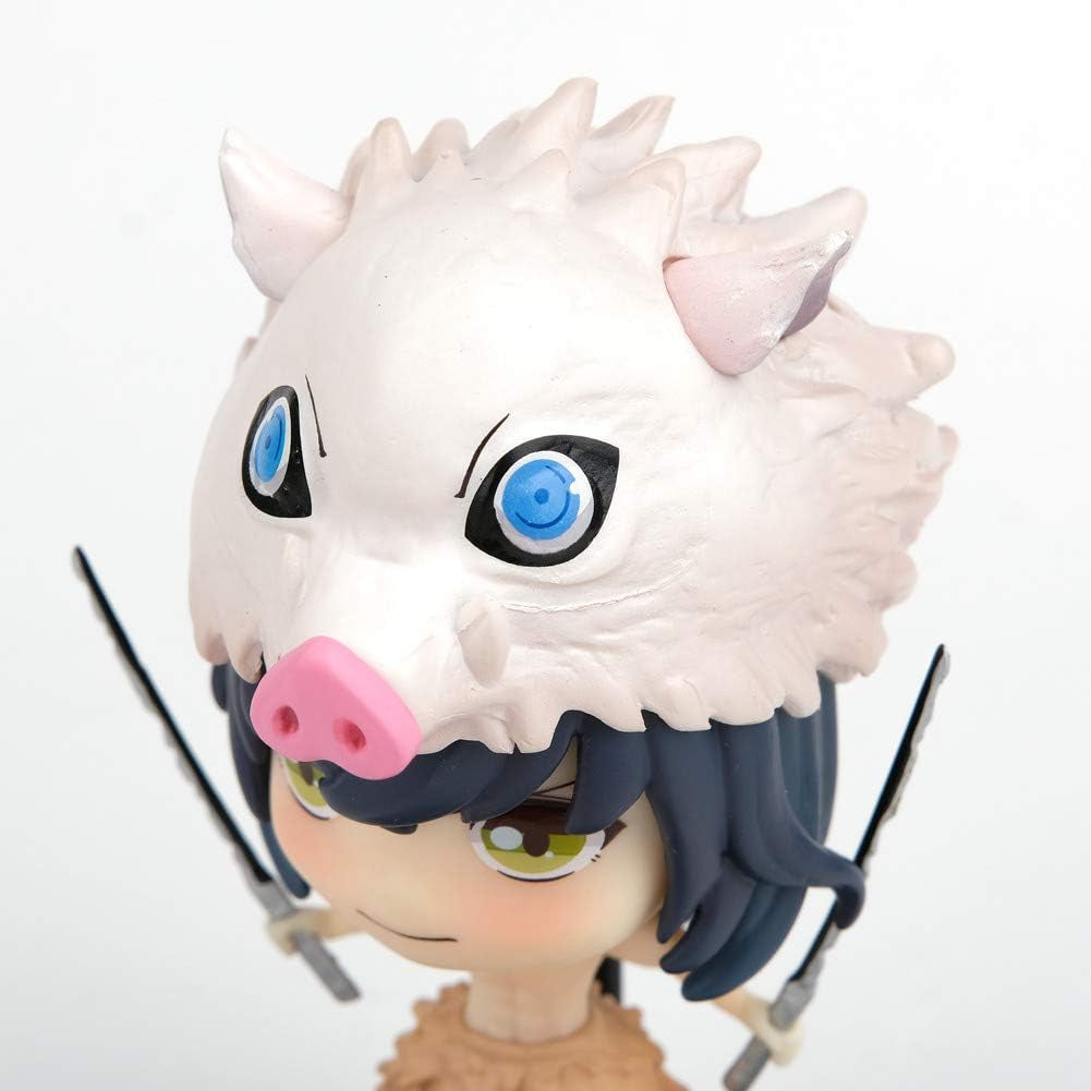 Demon Slayer Figures GK Hashibira Inosuke Figure Statues Figurine Collection Birthday Gifts PVC -3 Inch Kimetsu No Yaiba
