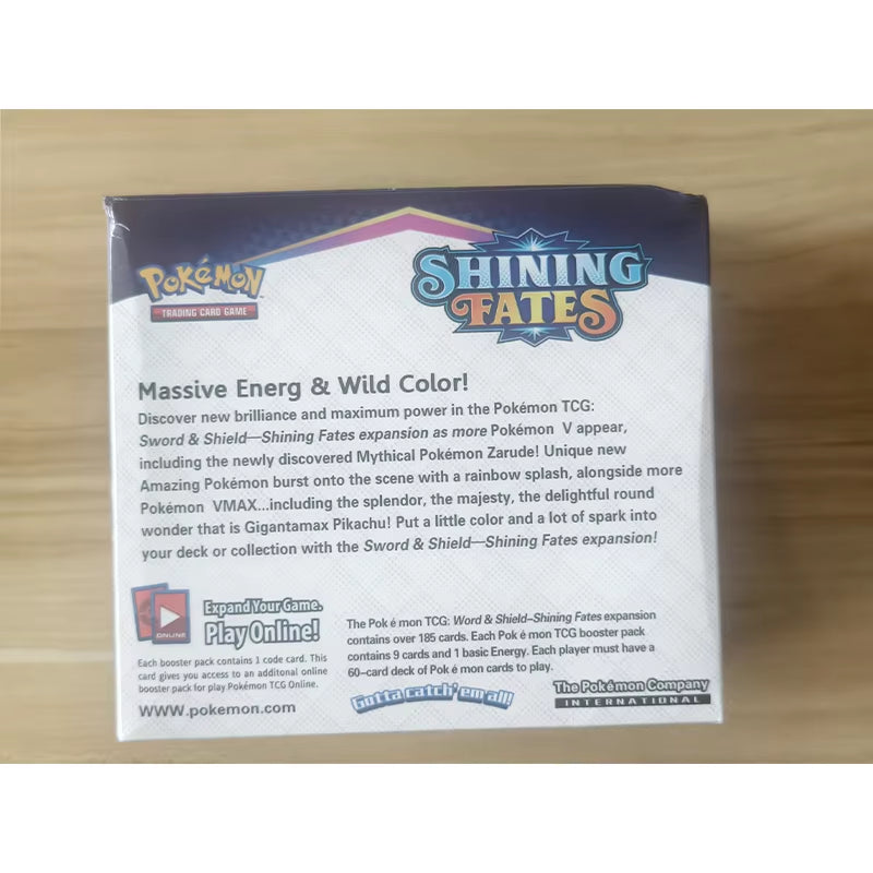 Newest 324Pcs Pokemon Cards SHINING XY Evolutions Pokemon Booster Box Collectible Tradiner Card Game Toy for Children