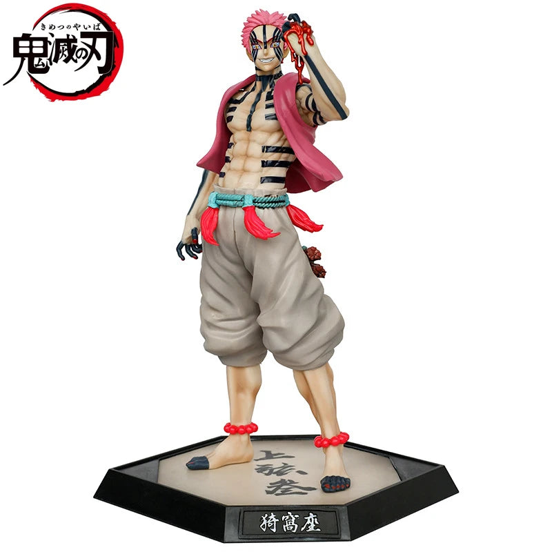 28Cm Demon Slayer Akaza Hakuji Figure Cheng Action Figurine Anime Kimetsu No Yaiba Model Pvc Statue Doll Collectible Model Toys