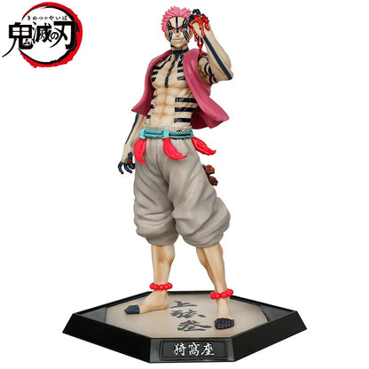 28Cm Demon Slayer Akaza Hakuji Figure Cheng Action Figurine Anime Kimetsu No Yaiba Model Pvc Statue Doll Collectible Model Toys