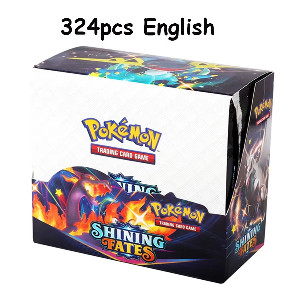 Newest 324Pcs Pokemon Cards SHINING XY Evolutions Pokemon Booster Box Collectible Tradiner Card Game Toy for Children