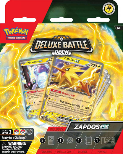 Zapdos Ex Deluxe Battle Deck (60 Cards & More)