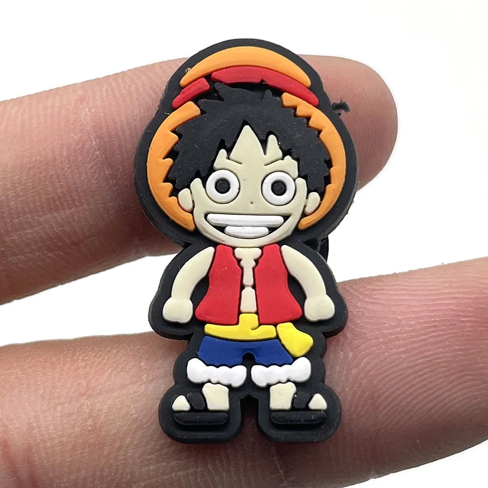 Anime Shoe Charms, Dragon Ball, Demon Slayer, Naruto, One Piece for Boys and Girls, 30 PCS