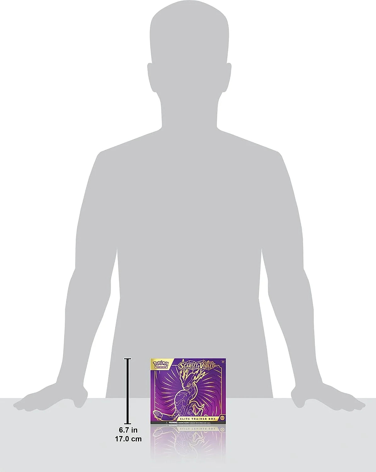 TCG: Scarlet and Violet Elite Trainer Box - Miraidon Purple (1 Full Art Promo Card, 9 Boosters and Premium Accessories)