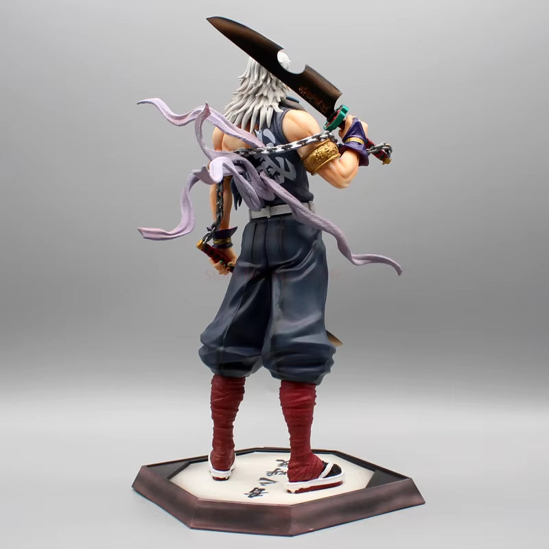 Demon Slayer Anime Figure Uzui Tengen Figures Sound Hashira Figurine Pvc Statue Model Doll Collect Desk Decor Toy Birthday Gift